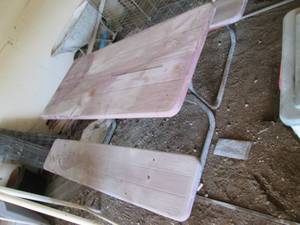 Fiberglass picnic table 72642...