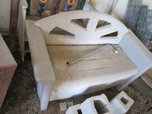 Rubbermaid outdoor storage bench 53...