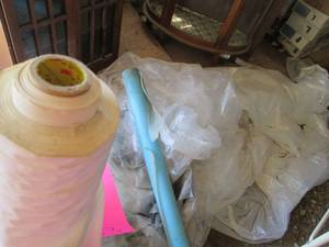 Plastic sheeting (see photos )...