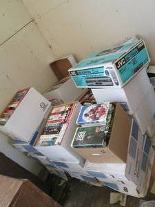 JVC vcr new in box and over a dozen...