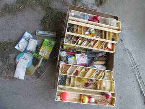 Tackle box full of tackle (see phot...