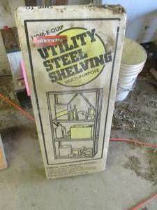 New in box utility steel Shelving 1...