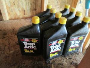 8.5 quarts of Phillips 66 Trop Arti...