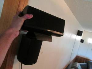 6 Denon surround sound speakers...
