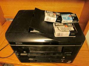 Epson printer with ink refills (see...