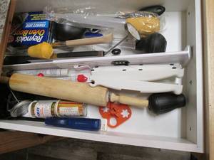 Contents of drawer including cookin...