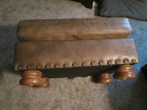 Leather ottoman 312317...