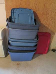 Totes and lids (see photos )...