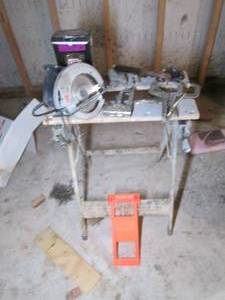 Collapsible work bench, 7 14 circ...