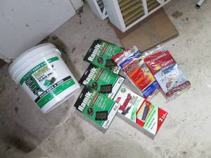 Lot of rodent traps and poison...