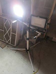 Dual LED work lights...