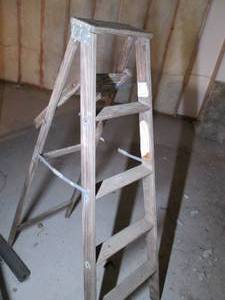 5ft wood step ladder...