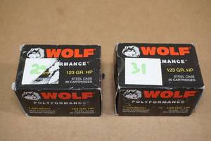 40 Wolf Polyformance 7.62 x 39 123 Gr HP Steel Case Ammo