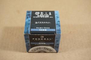 11 Federal Game Shok .410 Ga 2-12 6 Shot Shotshells plus 2 7-12 Shot