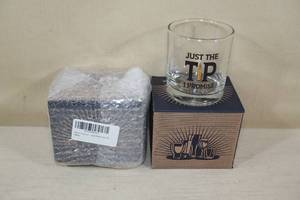 2 Just The Tip I Promise Whiskey Glasses