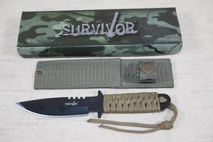 Survivor Paracord Wrapped Handle Knife