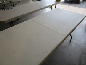 Folding Clam Poly Tables
