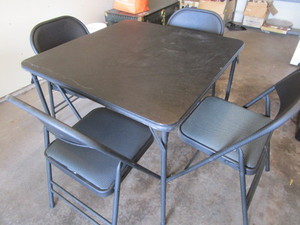 Card Table & 4 Chairs