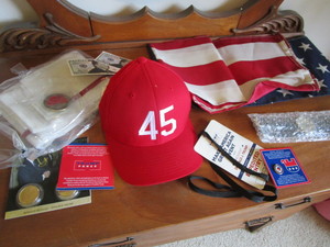 US  Flag, Trump Memorabilia