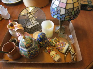 Votive, Suncatcher, Nesting Dolls