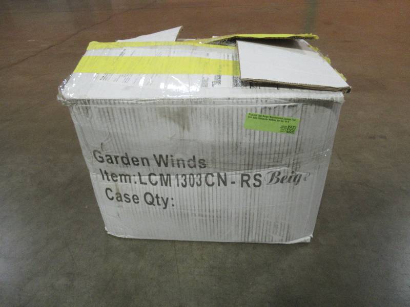 lot 30 image: Garden Winds RipLock 350 Beige Replacement Canopy Top and Side Mosquito Netting Set for 10 ft. x 12 ft. Massilllon Gazebo, LCM1303BCN-RS