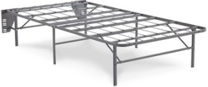 lot 402 image: Ashley Furniture Signature Design - Better than a Boxspring Mattress Riser - Under Bed Storage Space - Twin - Gray, M91X12 - NEW