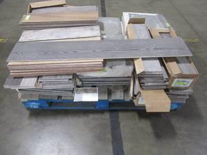 lot 597 image: Pallet of Miscellaneous Wall and Floor Tile.