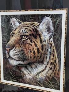 lot 191 image: Framed Tiger Print by Ruane Manning