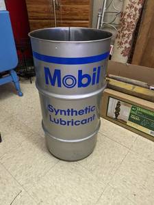 lot 144 image: Mobil Synthetic Motor Oil Can - Empty