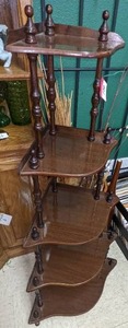 lot 100 image: 5 Tier Corner Shelf