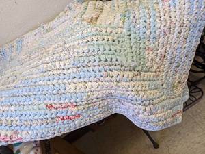 lot 42 image: Handmade 40 x 40 Rug