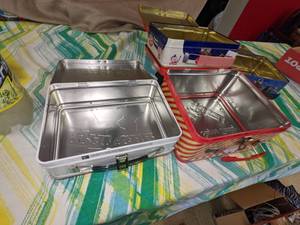 lot 102 image: 4 Metal Lunch Boxes - GI Joe, Lone Ranger