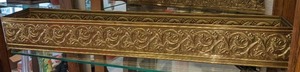 lot 89 image: Irving Schwartz Solid Brass Contempora Planter Box wOrnate Design