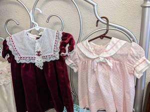 lot 410 image: Group of Vintage Toddler Dresses