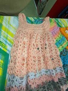 lot 474 image: Adorable Handmade Girls Dress Plus Doll Dresses