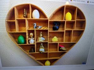 lot 255 image: 2 Wall Display Shelves for Miniatures