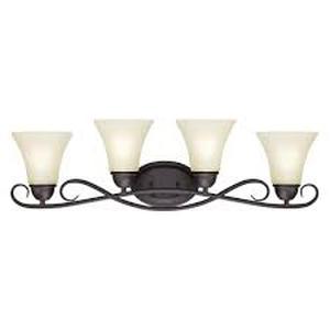 Westinghouse Dunmore 4-Light Oil Rubbed Bronze Wall Mount Bath Light