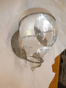 Another Antique fire grenade this glass isnt painted red