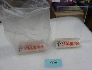 2 new Hamms 4x6 table menu signs