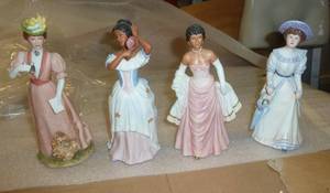 4 Ceramic ladies