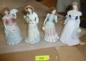 4 Ceramic ladies