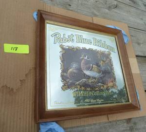 New Pabst Blue Ribbon mirror sign