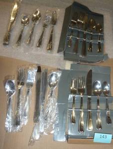 2 New 20 pc sets of Silverware, setting for 8 total