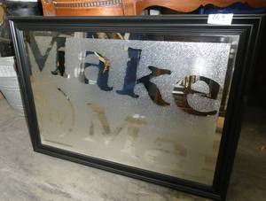 Makers Mark mirror 33x23