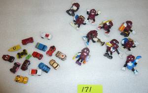 Toys - Micro Machines and California Raisins