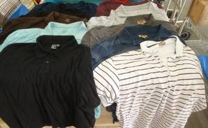 9 Mens 4XL polo shirts