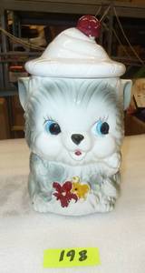 Vintage cat cookie jar