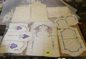 Nice group of embroidered items