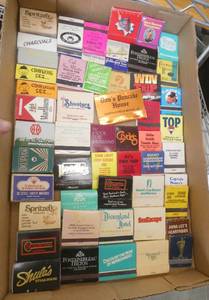 Box full of matchbooks