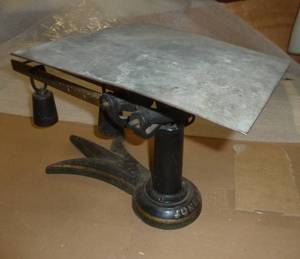 Vintage weigh scale